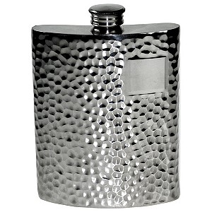 Classic Collection 6oz Hammered Hipflask