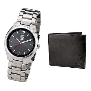 England Watch and Wallet Gift Set