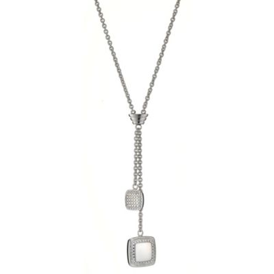 Emporio Armani ladies' sterling silver drop pendant - Product number 8239630