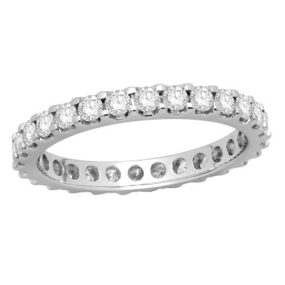 Platinum one carat diamond eternity ring - Product number 8241449