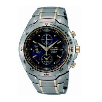 Seiko men's two colour chronograph watch - Product number 8246432