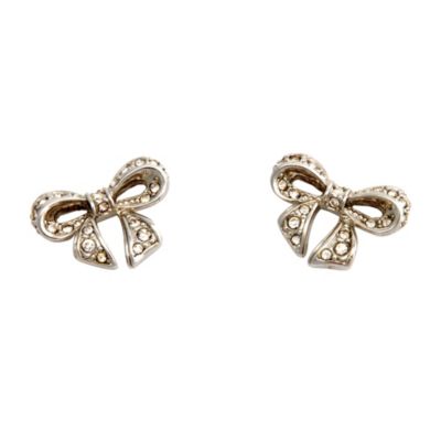Ted Baker Pave Bow Earrings