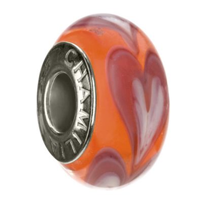 Chamilia - Sterling Silver Murano Heart Bead