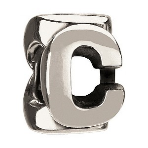 Chamilia - Sterling Silver Letter C Bead