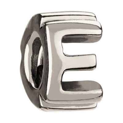 Chamilia - Sterling Silver Letter E Bead