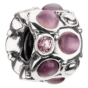 Chamilia - Sterling Silver and Purple Crystal Bead