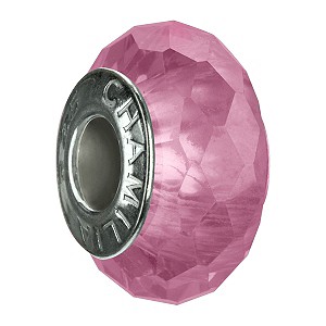 Chamilia - Sterling Silver Jewelled Pink Bead
