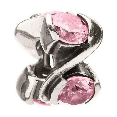 Chamilia - Sterling Silver & Pink Cubic Zirconia Bead - Product number 8341621