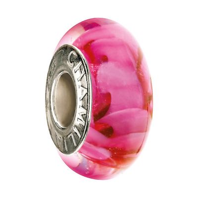 Chamilia - sterling silver fuschia murano glass bead - Product number 8342245