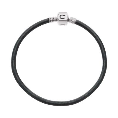 Chamilia - black leather bracelet - Product number 8342296