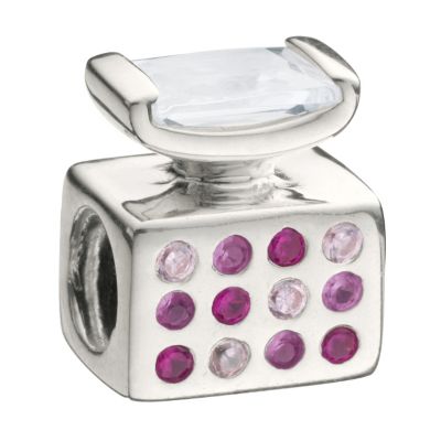 Chamilia - sterling silver perfume bottle & purple bead - Product number 8342423