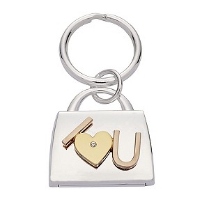 I Love You Handbag Compact Keyring