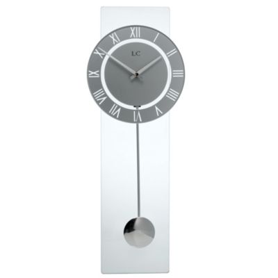 Unbranded Frosted Glass Pendulum Clock