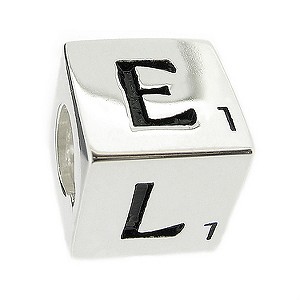 Truth Sterling Silver Scrabble Bead
