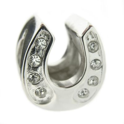 Sterling Silver Horseshoe Bead