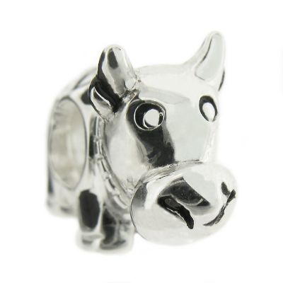 Sterling Silver Little Cow Bead