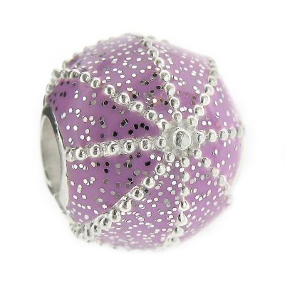 Sterling Silver Purple Ball Bead