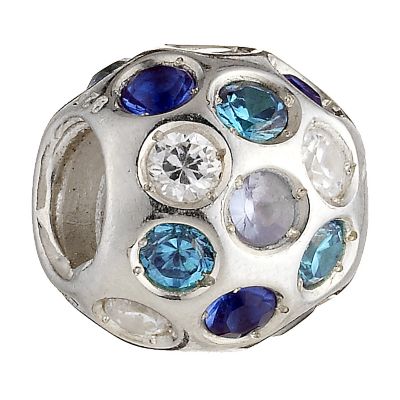 Chamilia - sterling silver cubic zirconia disco ball bead - Product number 8348227