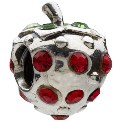 Chamilia - sterling silver cubic zirconia strawberry bead - Product number 8348286