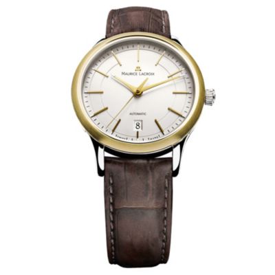 Maurice Lacroix silver dial strap watch