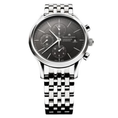 Maurice Lacroix stainless steel black dial chronograph - Product number 8357269