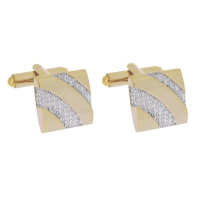 Jacques Gilt and Chrome Cufflinks