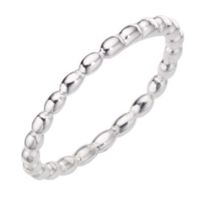 Daisy Dupion sterling silver stacker ring Size L - Product number 8363420