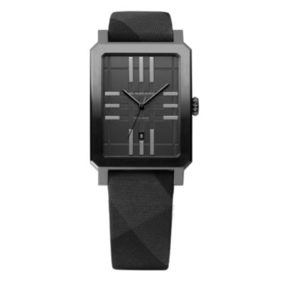 Burberry men's black ion plated beat strap watch - Product number 8363765