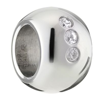 Spartan Shield grey coloured & crystal bead - Product number 8365725