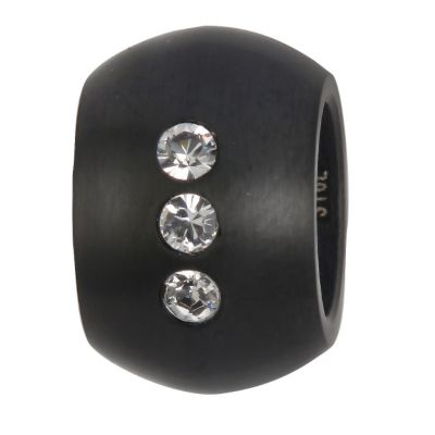 Spartan Shield black coloured & crystal bead - Product number 8365741