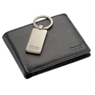 Hugo Boss black wallet and keyring set - Product number 8367876