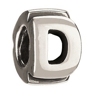 Chamilia - Sterling Silver Letter D Bead