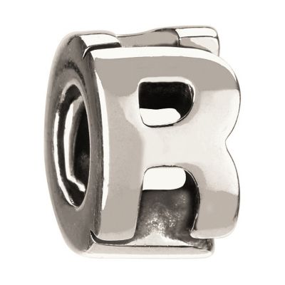 Chamilia - Sterling Silver Letter R Bead