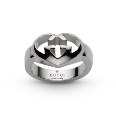 Ring with GG heart detail