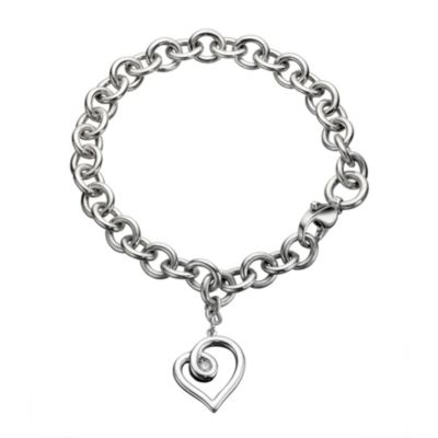 Love's Embrace sterling silver diamond bracelet - Product number 8372942