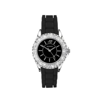 Sekonda stone set bezel watch