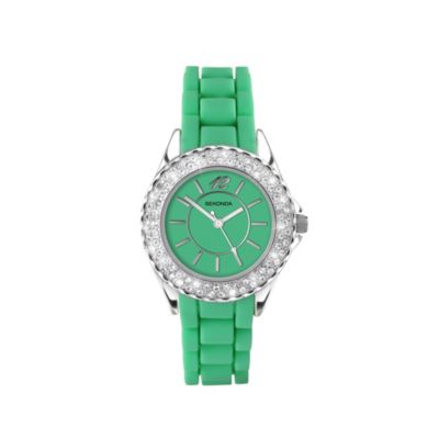 Sekonda stone set bezel watch