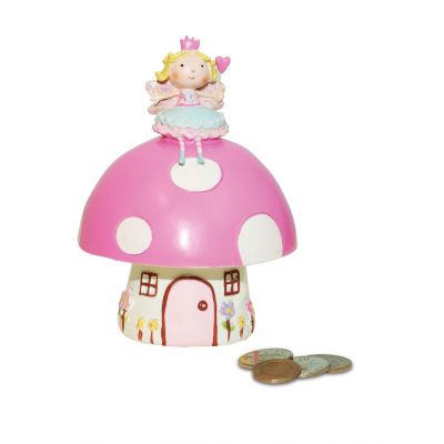 Toadstool Fairy Money Box