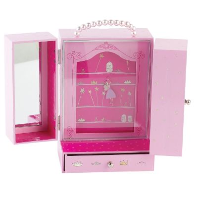 Princess Music Box Wardrobe Jewellery Box