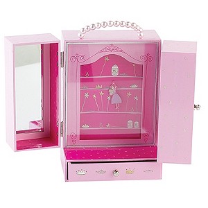 fairy Princess Music Box Wardrobe Jewellery Box