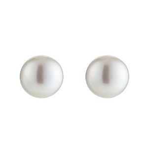 9ct Cultured Freshwater Pearl Earrings 7mm