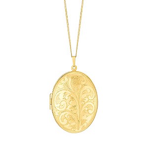 Rolled Gold Oval Locket