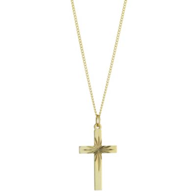 Rolled Gold Cross Pendant - Product number 8406421