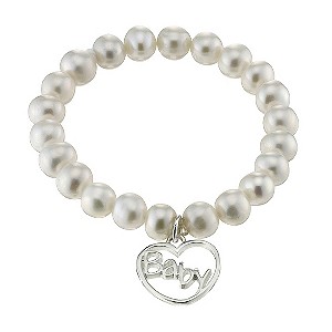 sterling Silver Cultured Freshwater Pearl Baby