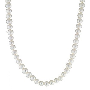 Sterling Silver Freshwater Cultured Pearl NecklaceSterling Silver Freshwater Cultured Pearl Necklace