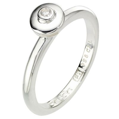 Clique Sterling Silver Cubic Zirconia Ring