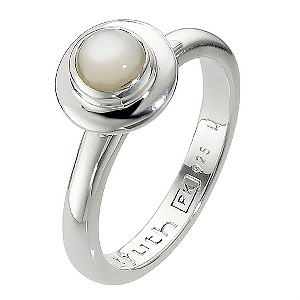 Truth Clique Sterling Silver White Stone Ring -