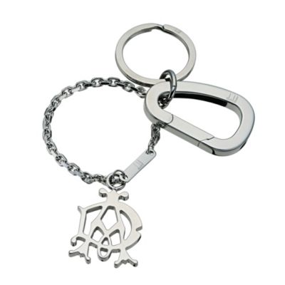 Dunhill AD logo stainless steel keyring - Product number 8410437