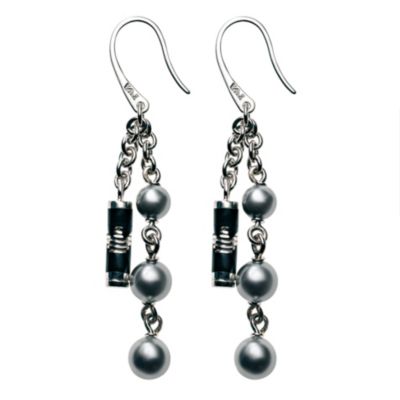 Emporio Armani ladies' sterling silver ball drop earrings - Product number 8412308