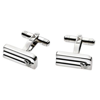 Emporio Armani stainless steel cufflinks - Product number 8412642